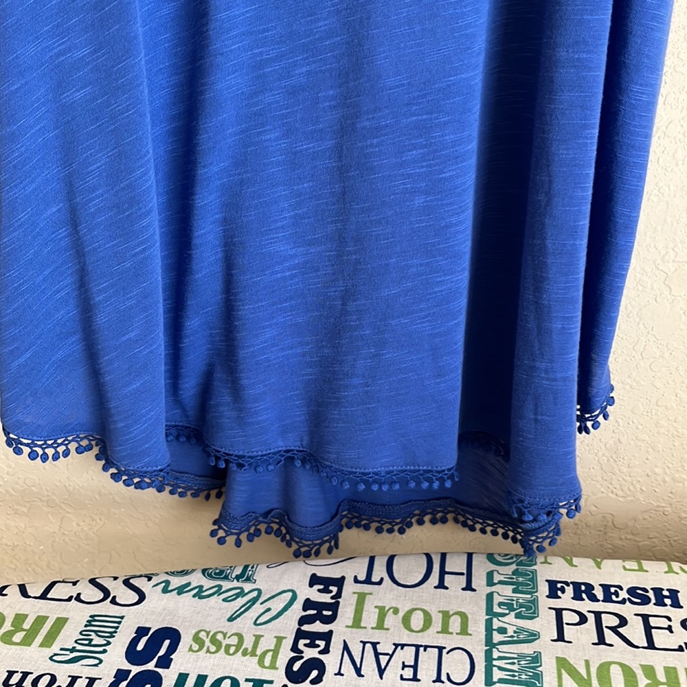 Altar’s state cornflower blue crochet cami tank - Picture 2 of 7